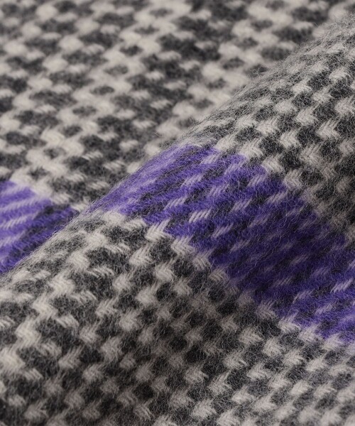 セール】quaranciel: カシミヤ ミックス チェック ストール 25AW