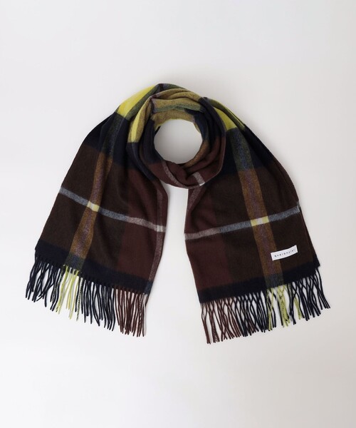quaranciel: カシミヤ ミックス チェック ストール 25AW（ストール