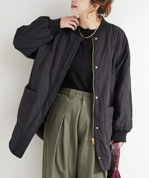 sullen ブルゾン 追加3》【WEB＋一部店舗限定】保温 / リブ付き中綿ブルゾン