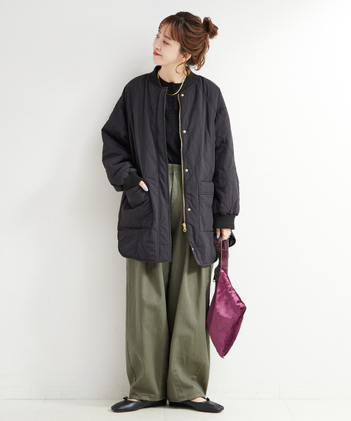 追加3》【WEB+一部店舗限定】保温 / リブ付き中綿ブルゾン（その他