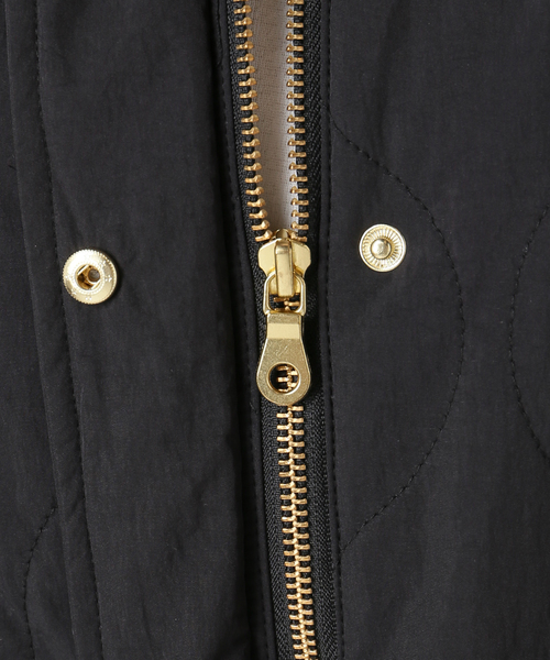 B.C STOCK（ベーセーストック）の「《追加3》【WEB+一部店舗限定】保温 / リブ付き中綿ブルゾン（その他アウター・レディース・ブラック/カーキ/アイボリー・FREE）」の11枚目の写真