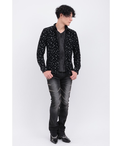 TORNADO MART(トルネードマート)の「クロームパンサージャージーシャツ(シャツ/ブラウス・メンズ・ブラック/ブルー・LL/M/L/XXL)」の7枚目の写真
