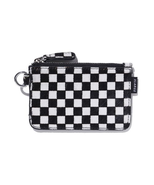 XLARGE（エクストララージ）の「COW FUR COATED COIN AND CARD CASE（コインケース・メンズ・ブラック/マルチ/ベージュ/カモフラージュ・ONE SIZE）」の3枚目の写真