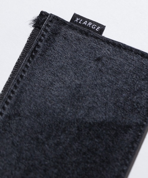 XLARGE（エクストララージ）の「COW FUR COATED COIN AND CARD CASE（コインケース・メンズ・ブラック/マルチ/ベージュ/カモフラージュ・ONE SIZE）」の9枚目の写真