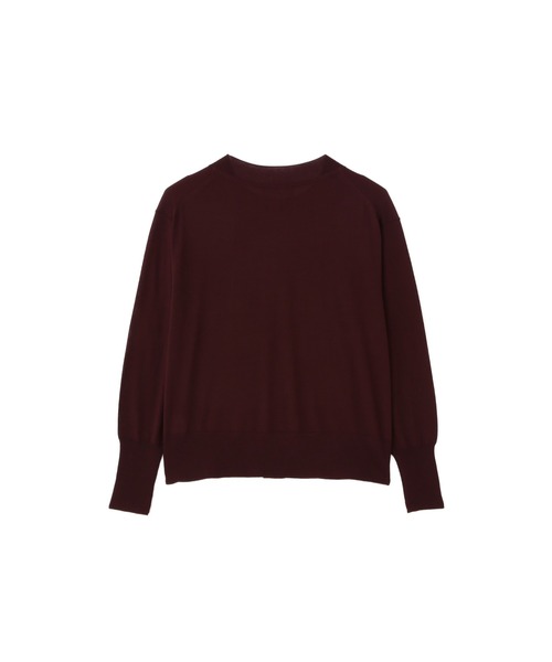 MARGARET HOWELL（マーガレットハウエル）の「WASHABLE WOOL（カーディガン/ボレロ・レディース・ブラック/ワインレッド・2）」の9枚目の写真