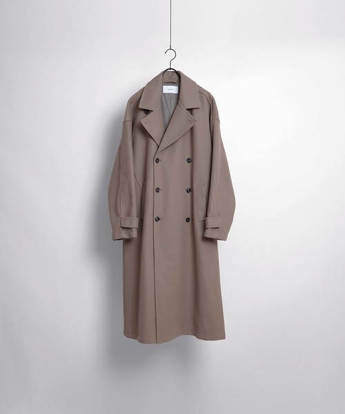 セール】AW オーバーサイズ ウールライク メルトン スタンドネック