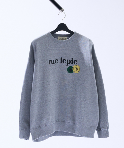 ABAHOUSE（アバハウス）の「CAFE graphic ロゴプリント スウェット オーバーサイズ / ユニセックス / LE TRIO ABAHOUSE（スウェット・メンズ・グレー/ホワイト・46/48/44）」の4枚目の写真