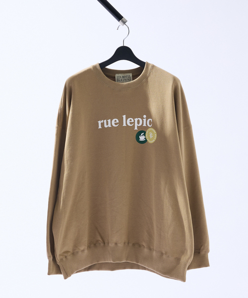 ABAHOUSE（アバハウス）の「CAFE graphic ロゴプリント スウェット オーバーサイズ / ユニセックス / LE TRIO ABAHOUSE（スウェット・メンズ・グレー/ホワイト・46/48/44）」の16枚目の写真