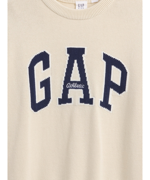 GAP（ギャップ）の「GAPロゴ インターシャ セーター (キッズ)（ニット/セーター・キッズ・ネイビー/ブラック/ベージュ・140cm/150cm/160cm/110cm/120cm/130cm）」の4枚目の写真