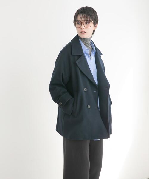 新品アーバンリサーチ　スーパー100メルトンPコート スーパー100メルトンPコート（ピーコート）｜URBAN RESEARCH