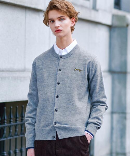 DRESSTERIOR（ドレステリア）の「【Monomax11月号掲載】タイガーエンブロイダリー ラウンドネックカーディガン（カーディガン/ボレロ・メンズ・ベージュ/ブラック/イエロー系その他/グレー/ブルー系その他・92/91/90/94）」の3枚目の写真