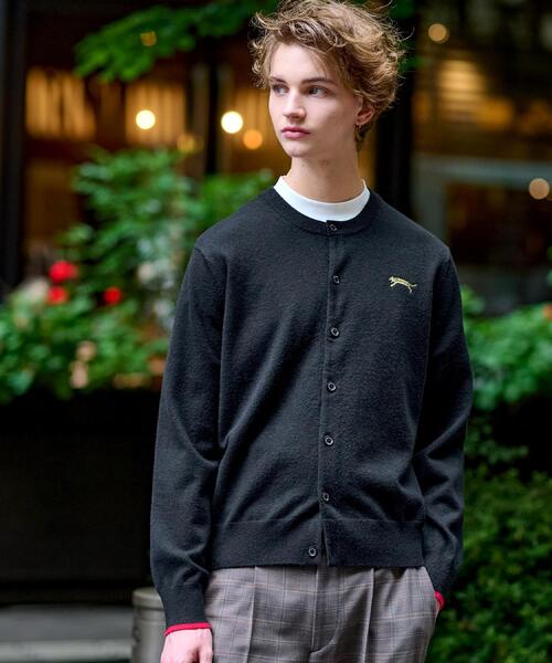 DRESSTERIOR（ドレステリア）の「【Monomax11月号掲載】タイガーエンブロイダリー ラウンドネックカーディガン（カーディガン/ボレロ・メンズ・ベージュ/ブラック/イエロー系その他/グレー/ブルー系その他・92/91/90/94）」の2枚目の写真