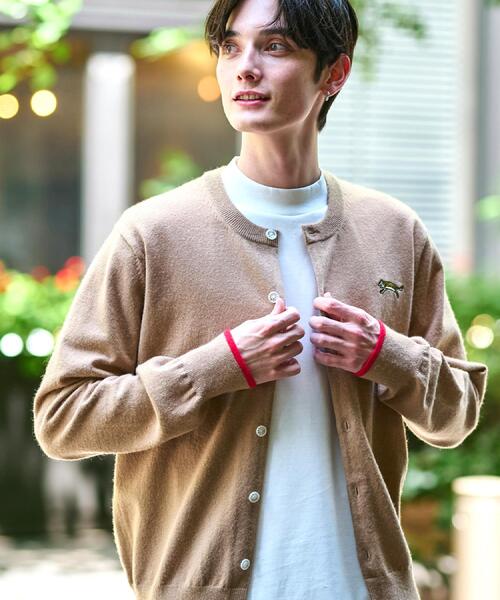 DRESSTERIOR（ドレステリア）の「【Monomax11月号掲載】タイガーエンブロイダリー ラウンドネックカーディガン（カーディガン/ボレロ・メンズ・ベージュ/ブラック/イエロー系その他/グレー/ブルー系その他・92/91/90/94）」の6枚目の写真