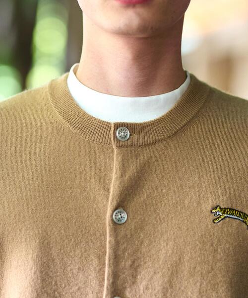 DRESSTERIOR（ドレステリア）の「【Monomax11月号掲載】タイガーエンブロイダリー ラウンドネックカーディガン（カーディガン/ボレロ・メンズ・ベージュ/ブラック/イエロー系その他/グレー/ブルー系その他・92/91/90/94）」の9枚目の写真