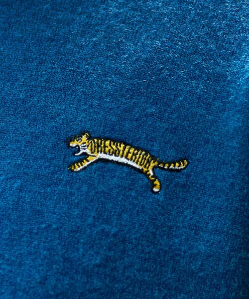 DRESSTERIOR（ドレステリア）の「【Monomax11月号掲載】タイガーエンブロイダリー ラウンドネックカーディガン（カーディガン/ボレロ・メンズ・ベージュ/ブラック/イエロー系その他/グレー/ブルー系その他・92/91/90/94）」の18枚目の写真