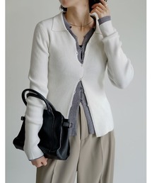 [2025AW COLLECTION]ポロカラーニットトップス