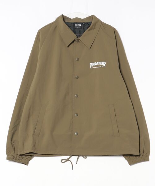 NYLON COACH JACKET/THRASHER スラッシャーナイロン コーチ
