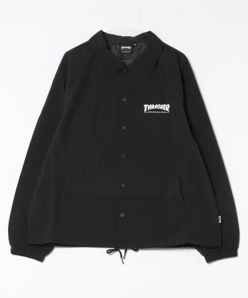 【美品】THRASHER コーチジャケット ブラック 楽天市場】スラッシャー コーチジャケット MAG LOGO COACH