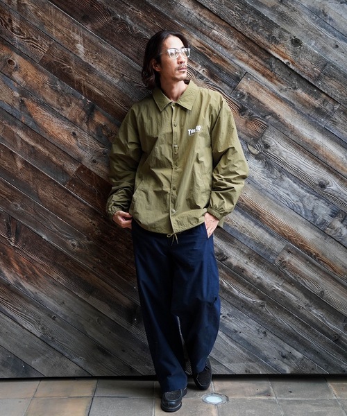 NYLON COACH JACKET/THRASHER スラッシャーナイロン コーチジャケット