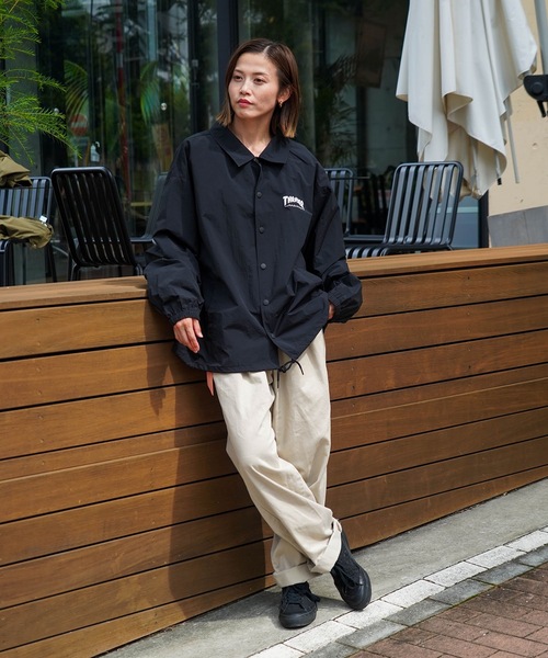 THRASHER サンフランシスコ ボムスクワッド コーチジャケット 楽天市場】スケボー ジャケット コーチジャケット ブラック