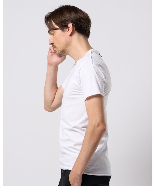 wjk（ダヴルジェイケイ）の「cut-off crew-neck S/S（Tシャツ/カットソー・メンズ・ホワイト/ブラック・X-LARGE/LARGE/MEDIUM/SMALL）」の17枚目の写真