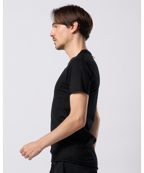 wjk（ダヴルジェイケイ）の「cut-off crew-neck S/S（Tシャツ/カットソー・メンズ・ホワイト/ブラック・X-LARGE/LARGE/MEDIUM/SMALL）」の3枚目の写真