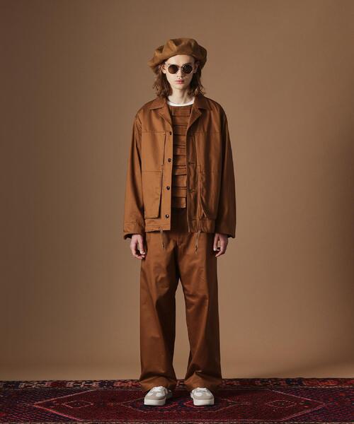 セール】【Sサイズ～】4パッチポケットコーチジャケット（ブルゾン