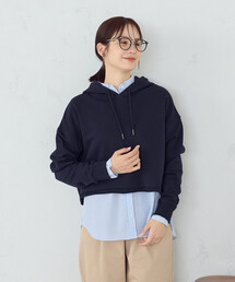 COMME CA ISM（コムサイズム）の「ショート丈　パーカー（パーカー）」