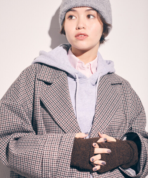 COMME CA ISM（コムサイズム）の「ショート丈　パーカー（パーカー・レディース・ネイビー/グレー・SMALL/MEDIUM/LARGE/X-LARGE）」の3枚目の写真