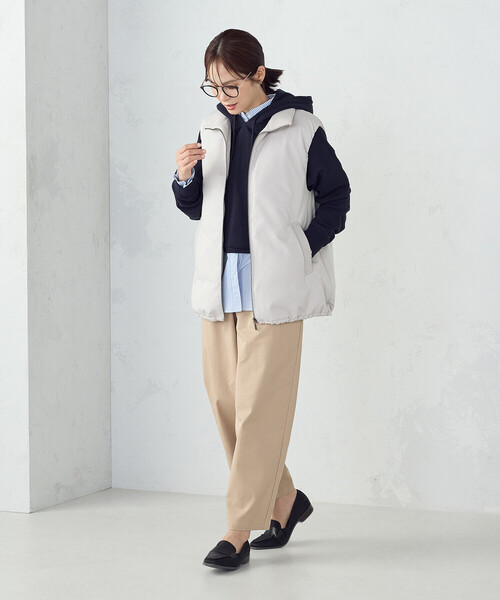 COMME CA ISM（コムサイズム）の「ショート丈　パーカー（パーカー・レディース・ネイビー/グレー・SMALL/MEDIUM/LARGE/X-LARGE）」の11枚目の写真