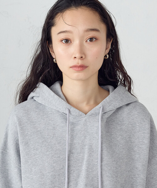 COMME CA ISM（コムサイズム）の「ショート丈　パーカー（パーカー・レディース・ネイビー/グレー・SMALL/MEDIUM/LARGE/X-LARGE）」の18枚目の写真