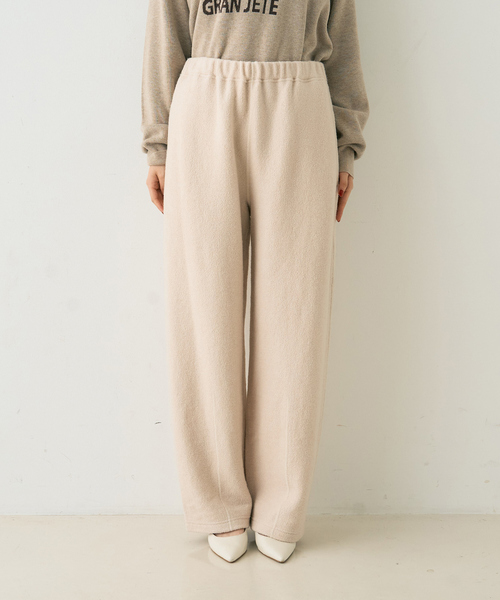 Rouge vif(ルージュヴィフ)の「ウール起毛ジャージーカーブパンツ(その他パンツ・レディース・ブラウン/アイボリー・36/38)」の21枚目の写真