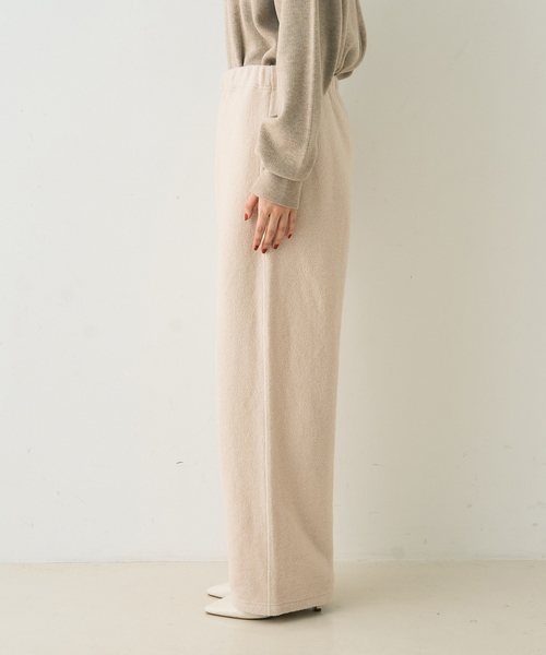 Rouge vif(ルージュヴィフ)の「ウール起毛ジャージーカーブパンツ(その他パンツ・レディース・ブラウン/アイボリー・36/38)」の22枚目の写真