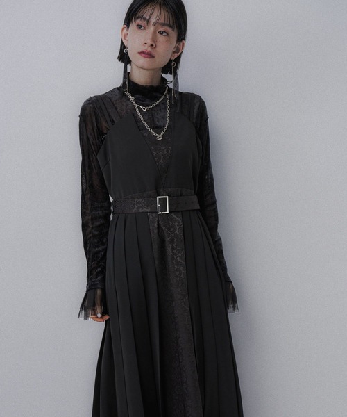 セール】ジャガードキリカエジャンスカ(HARE)（ジャンパースカート