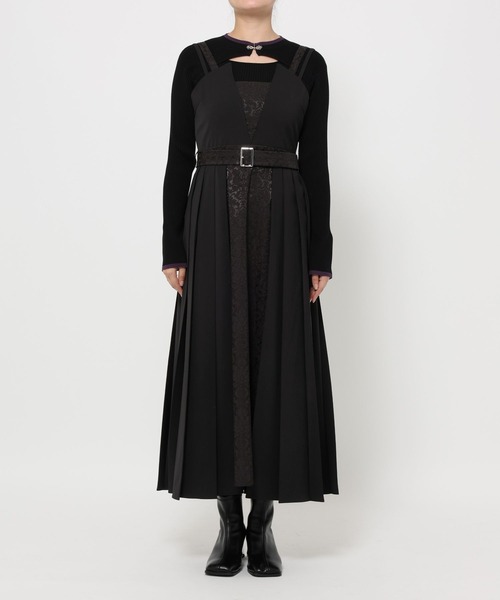 セール】ジャガードキリカエジャンスカ(HARE)（ジャンパースカート