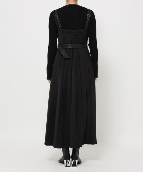 HARE（ハレ）の「ジャガードキリカエジャンスカ(HARE)（ジャンパースカート・レディース・ブルー/ブラック・FREE）」の20枚目の写真