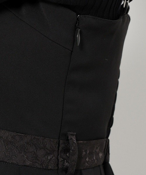 HARE（ハレ）の「ジャガードキリカエジャンスカ(HARE)（ジャンパースカート・レディース・ブルー/ブラック・FREE）」の6枚目の写真