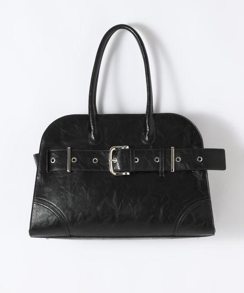 JEANASIS（ジーナシス）の「メタルミューズトートBAG/601799（ショルダーバッグ・レディース・ブラック/ブラウン・FREE）」の16枚目の写真