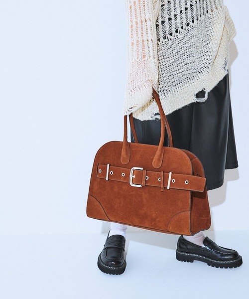 JEANASIS（ジーナシス）の「メタルミューズトートBAG/601799（ショルダーバッグ・レディース・ブラック/ブラウン・FREE）」の15枚目の写真