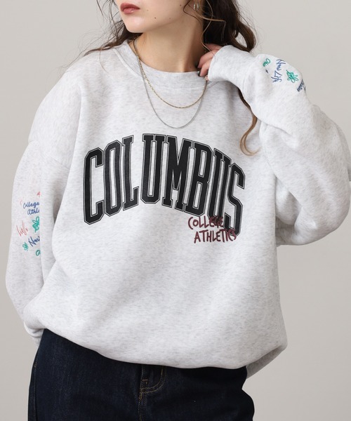 FUNALIVE(ファンアライブ)の「BF2 select アメカジスウェットクルーワイドシルエット裏起毛(スウェット・メンズ・ブラック/ホワイト系/杢グレー/スモーキーグリーン系/ホワイト系1/グリーン系1/ネイビー系1/ブラック系1/ホワイト/グレー系1/ブラウン/グリーン系2/ブラック系3/ブラック系その他/ホワイト系3/ブラック系4/ブラック系2/ネイビー系2/ホワイト系2/スモークピンク/ブラック系その他2/グレー系2/グレー系3/ブラック系5/ブラック系その他3/ホワイト系5/ダークグリーン系1/ブラック系その他4/ホワイト系6/ホワイト系4/ネイビー系3/ネイビー系4・LL/L/M)」の4枚目の写真