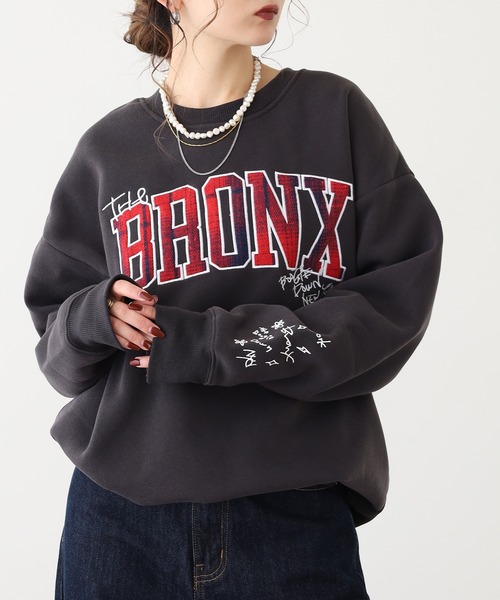 FUNALIVE(ファンアライブ)の「BF2 select アメカジスウェットクルーワイドシルエット裏起毛(スウェット・メンズ・ブラック/ホワイト系/杢グレー/スモーキーグリーン系/ホワイト系1/グリーン系1/ネイビー系1/ブラック系1/ホワイト/グレー系1/ブラウン/グリーン系2/ブラック系3/ブラック系その他/ホワイト系3/ブラック系4/ブラック系2/ネイビー系2/ホワイト系2/スモークピンク/ブラック系その他2/グレー系2/グレー系3/ブラック系5/ブラック系その他3/ホワイト系5/ダークグリーン系1/ブラック系その他4/ホワイト系6/ホワイト系4/ネイビー系3/ネイビー系4・LL/L/M)」の16枚目の写真