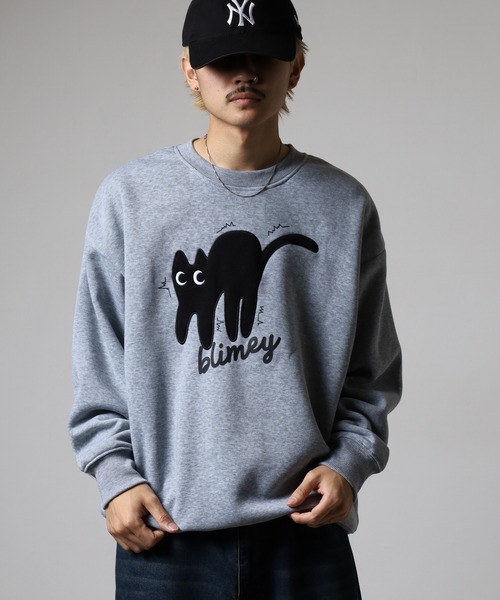 FUNALIVE(ファンアライブ)の「BF2 select アメカジスウェットクルーワイドシルエット裏起毛(スウェット・メンズ・ブラック/ホワイト系/杢グレー/スモーキーグリーン系/ホワイト系1/グリーン系1/ネイビー系1/ブラック系1/ホワイト/グレー系1/ブラウン/グリーン系2/ブラック系3/ブラック系その他/ホワイト系3/ブラック系4/ブラック系2/ネイビー系2/ホワイト系2/スモークピンク/ブラック系その他2/グレー系2/グレー系3/ブラック系5/ブラック系その他3/ホワイト系5/ダークグリーン系1/ブラック系その他4/ホワイト系6/ホワイト系4/ネイビー系3/ネイビー系4・LL/L/M)」の21枚目の写真