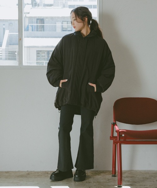 repipi armario（レピピ アルマリオ）の「【裏起毛】デニムフレアパンツ（デニムパンツ・キッズ・ブラック系その他/ブルー系/ブラック・LARGE/MEDIUM/SMALL）」の11枚目の写真