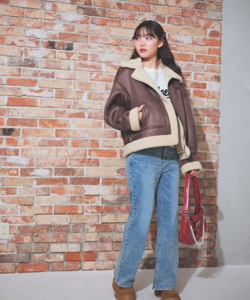 repipi armario（レピピ アルマリオ）の「【裏起毛】デニムフレアパンツ（デニムパンツ・キッズ・ブラック系その他/ブルー系/ブラック・LARGE/MEDIUM/SMALL）」の21枚目の写真