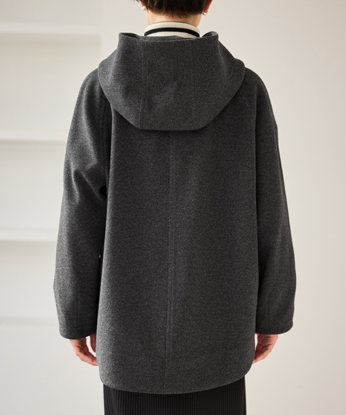 完売品⭐︎wjk ジップウィッチコート フーデッドコート ニットジャージー素材 ROPE' PICNIC（ロペピクニック）の「【新色追加】ジャージーメルトン