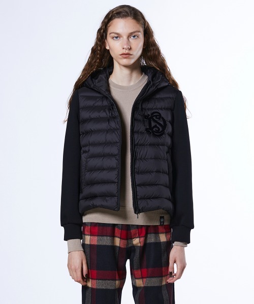 DOUBLE STANDARD CLOTHING(ダブルスタンダードクロージング)の「ドッキングライトダウンブルゾン(ブルゾン・レディース・ブラウン/ブラック・36/38)」の11枚目の写真