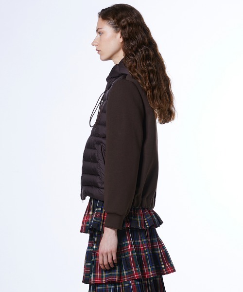 DOUBLE STANDARD CLOTHING(ダブルスタンダードクロージング)の「ドッキングライトダウンブルゾン(ブルゾン・レディース・ブラウン/ブラック・36/38)」の13枚目の写真