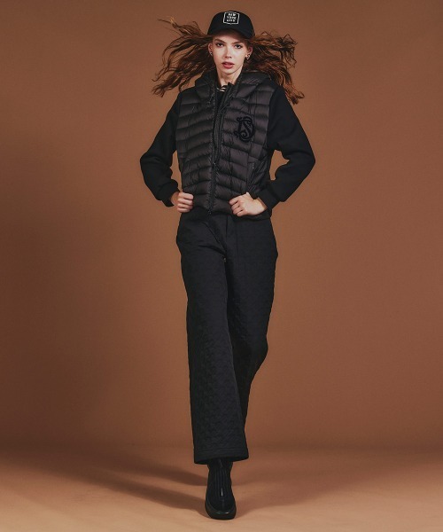 DOUBLE STANDARD CLOTHING(ダブルスタンダードクロージング)の「ドッキングライトダウンブルゾン(ブルゾン・レディース・ブラウン/ブラック・36/38)」の6枚目の写真