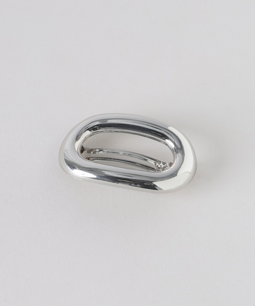 B.C STOCK（ベーセーストック）の「【WEB＋一部店舗限定】オーバルメタルバレッタ（ネックレス・レディース・ゴールド/シルバー・FREE）」の6枚目の写真