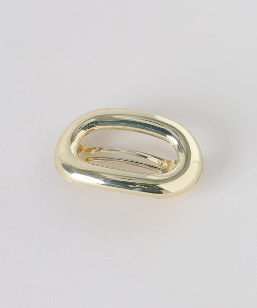 B.C STOCK（ベーセーストック）の「【WEB＋一部店舗限定】オーバルメタルバレッタ（ネックレス・レディース・ゴールド/シルバー・FREE）」の9枚目の写真